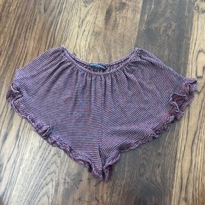 Brandy Melville striped video shorts